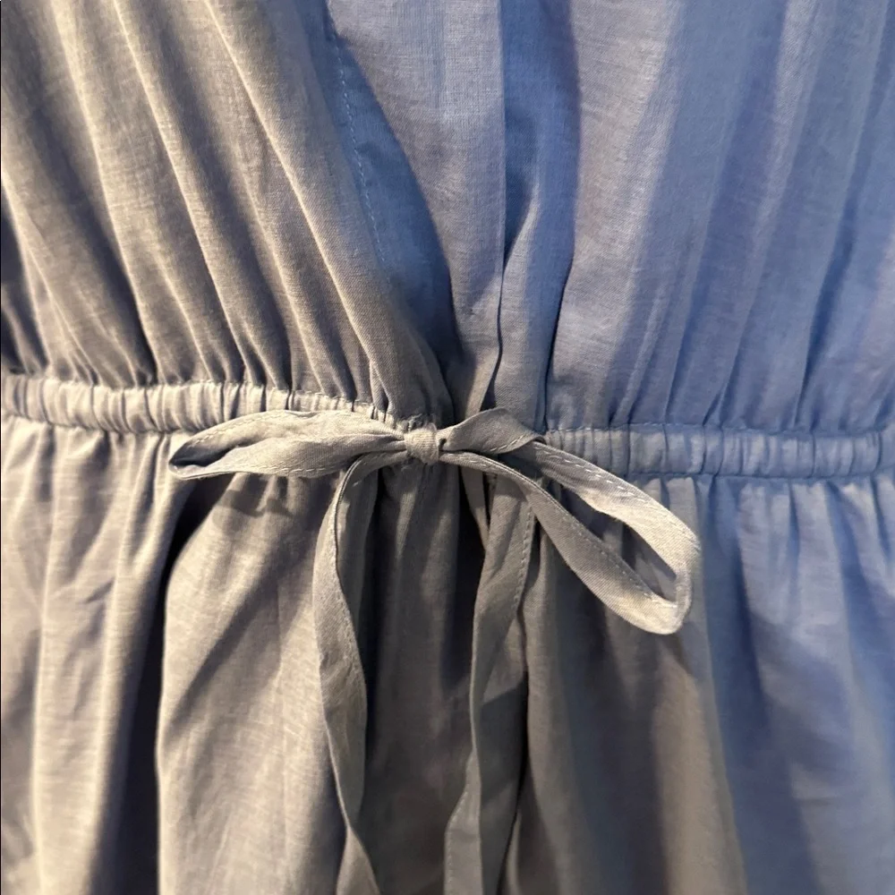 Banana Republic Cotton Shirt Dress Classic Long Sleeve Lightweight Dress Med NWT - Picture 4 of 10